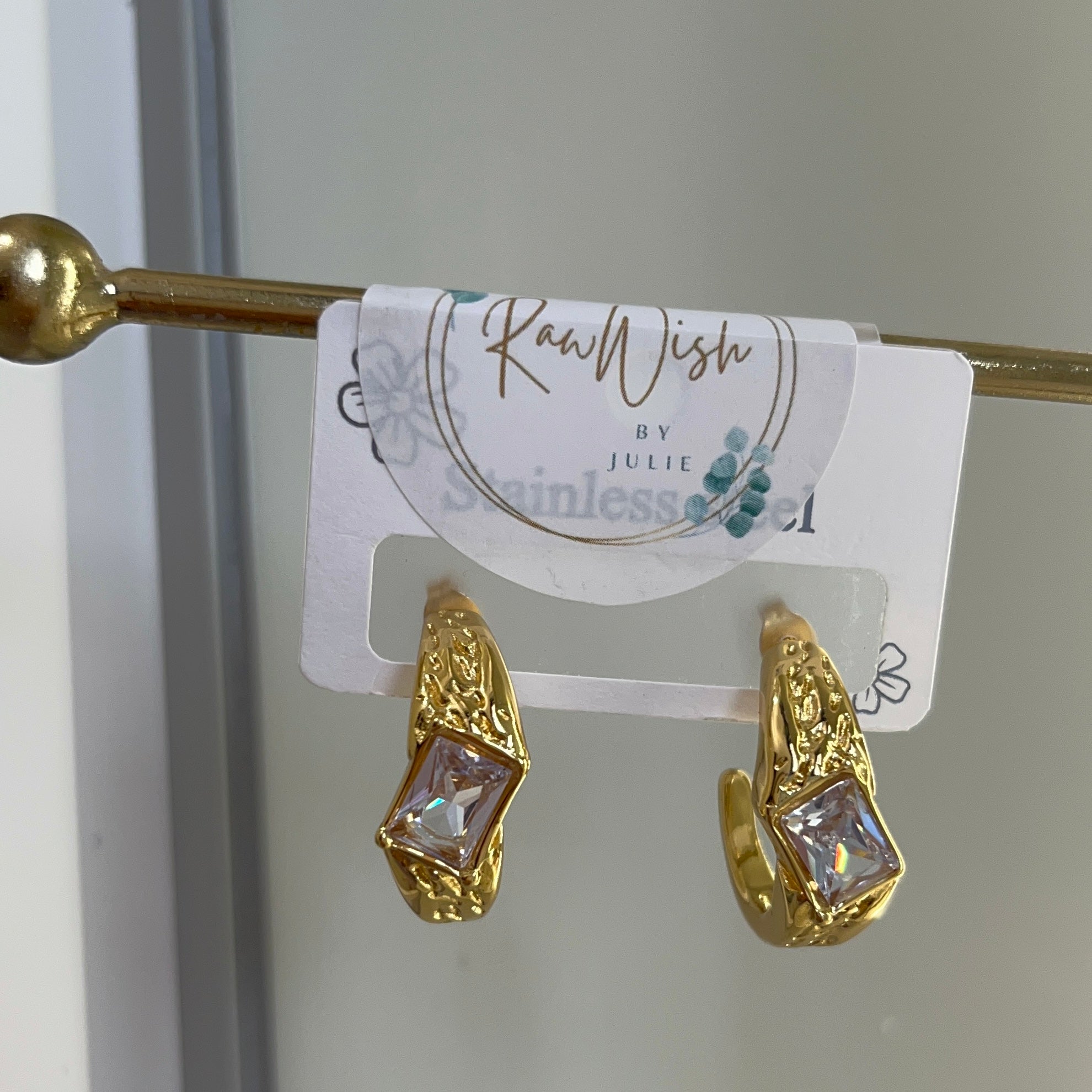 Crystal hoops