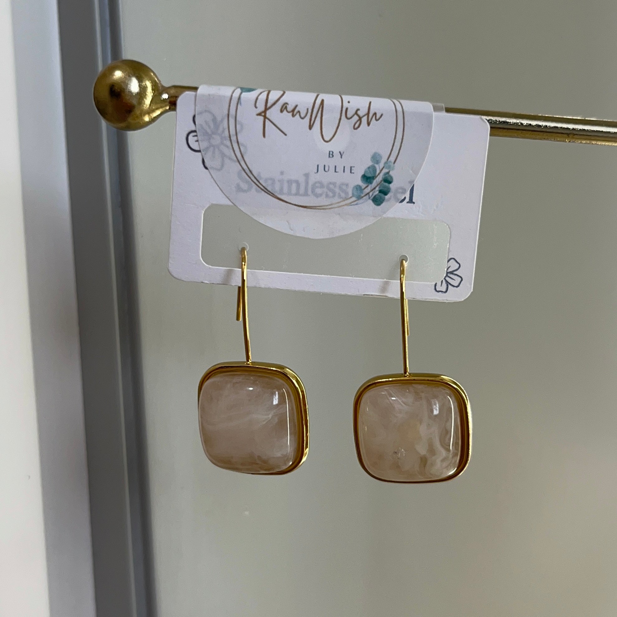 Marble earrings