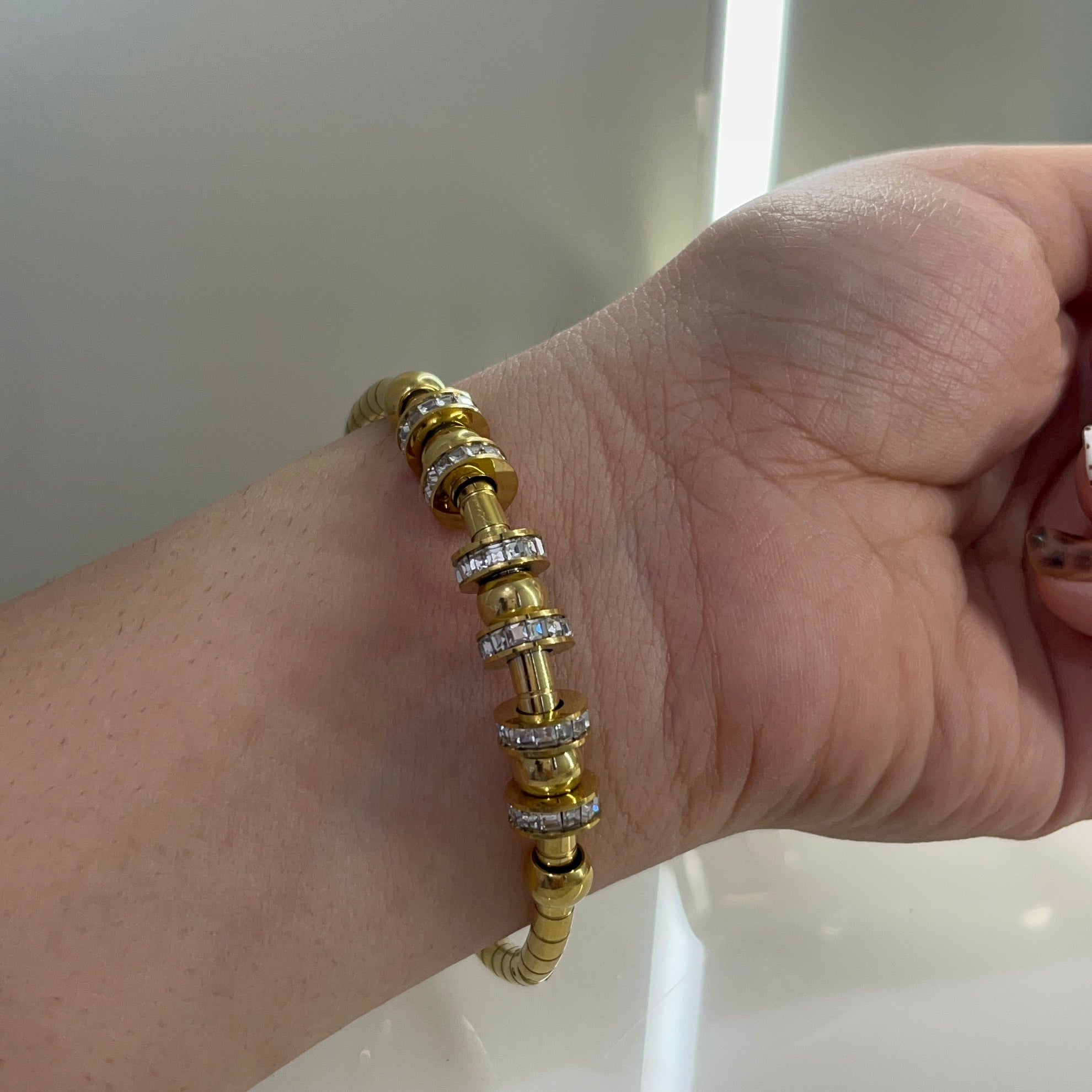 Radiance ringlet bracelet
