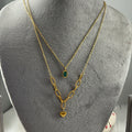 Layered Neckchain with heart pendant
