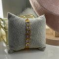 Crystal square bracelet
